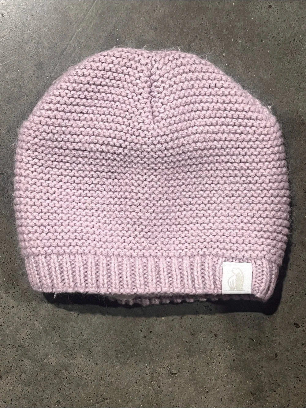 Kids/baby Purple Knit lined Beanie